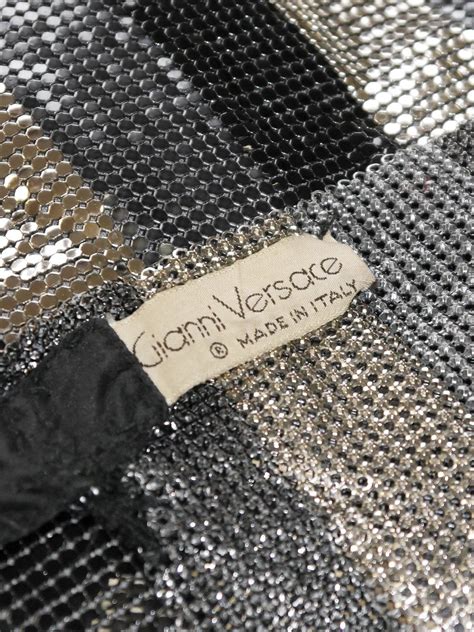 1982 83 metal collection versace|Vintage Gianni Versace F/W 1983 Collection Oroton Metal Mesh .